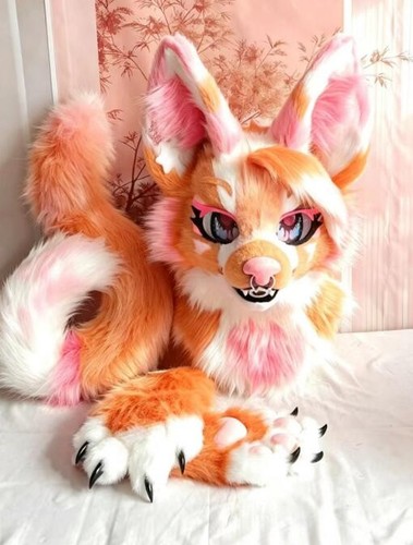 Fursuit long fur husky fox - fursuit,