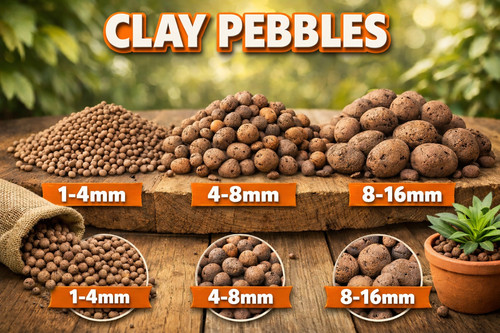 Clay pebbles natural aqua - clay,