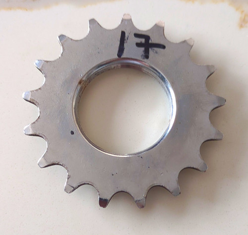 Fixie sprocket tooth silver - 17,