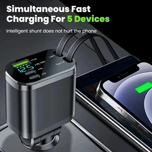 Retractable car charger - retractable,