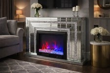 NEW Crushed Crystal Fireplace