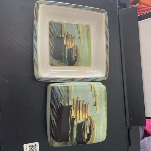 Border fine arts tray - tray/dish, and