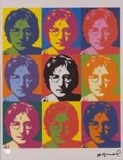 ANDY WARHOL SIGNED ABSTRACT