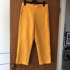 M&S Cotton Yellow Trousers