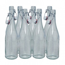 Swing Top Bottles 750ml Clear