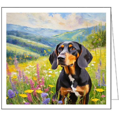 Black tan coonhound - tan,