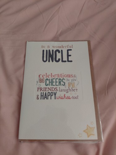 Uncle birthday card - uncle,