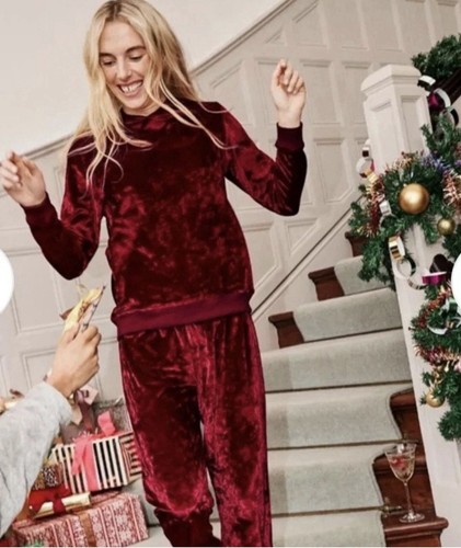 Avon red velour straight - velour, leg
