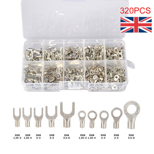 320pcs non insulated ring fork - 320pcs,