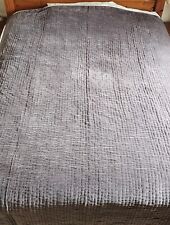 HARLEQUIN DEMOISELLE Short Pile Throw 170cm X 220cm Coffee-Taupe-Silver/Gray