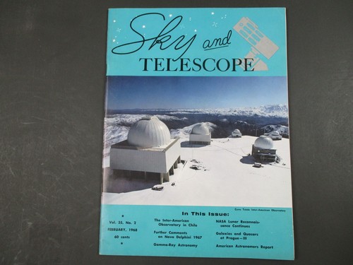 Sky and telescope magazine - and,