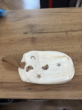 BN Baby Pouch With Handle Cream Teddy Design Gifts Prams