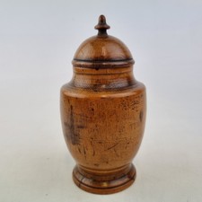 Antique 19thC Treen Lidded Jar