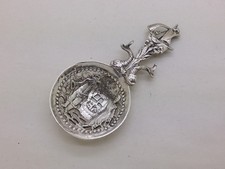 George V 1910 Sterling Silver Dutch Nautical Sifter Spoon Hallmarked Chester