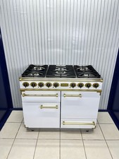 FALCON DELUXE 1092 110CM DUAL FUEL IN WHITE AND GOLD . Ref: I53