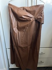 Leather Skirt Size L
