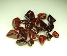 Spessartite Rough, Tumbled, 96.78ct, shades of red orange. Facet grade. UK