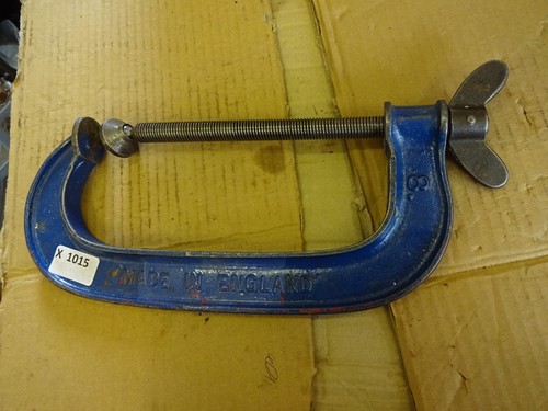 Record clamp cramp - record, 8"