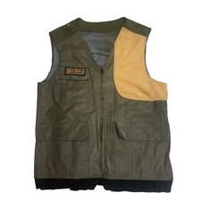Vintage Wax Utility Vest Dane Valley Mens Size Large