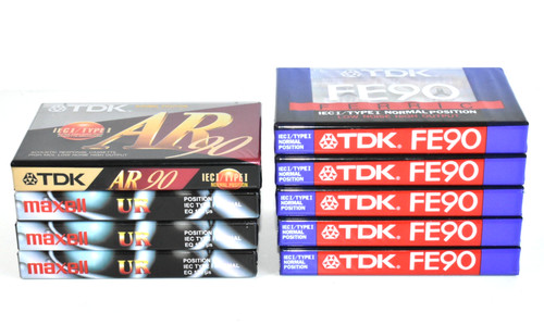 Blank audio cassette tape - blank,