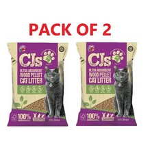 2 x CJ's Premium Cat Litter