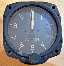 VINTAGE AIRCRAFT KELVIN & HUGHES 20000FT ALTIMETER - KAA 0901K