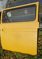 VW TRANSPORTER T25 RHD SLIDING DOOR WITH GLASS T3 NEARSIDE LEFT LATE