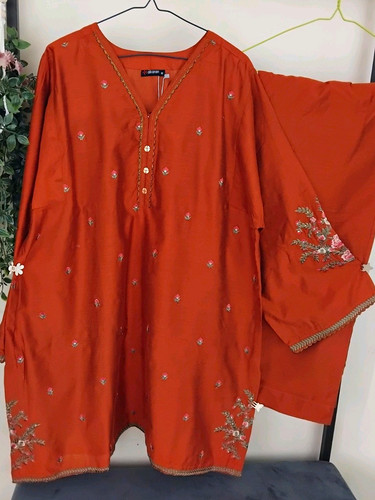 Alkaram women orange - alkaram, women’s