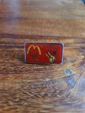 Vintage McDonald's Smile Pin Badge