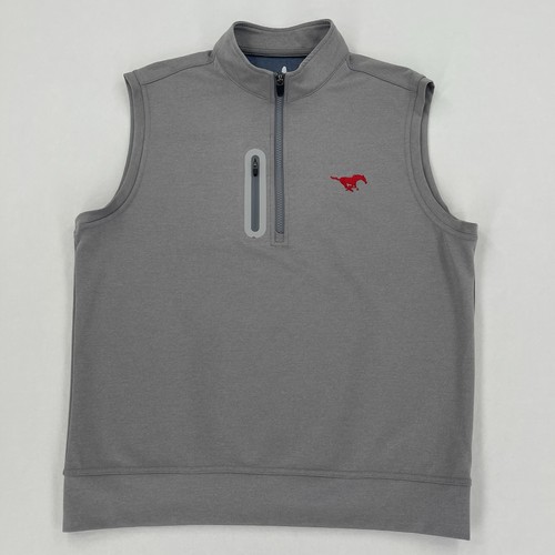 Johnnie vest mens gray smu - m,