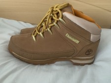 Timberland Men's Euro Sprint Hiker Mid Boots Brown Nubuck Size 7