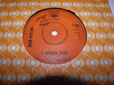 BOB DYLAN- I WANT YOU VINYL 7"