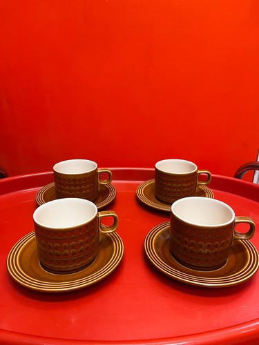 Vintage hornsea saffron brown - vintage,