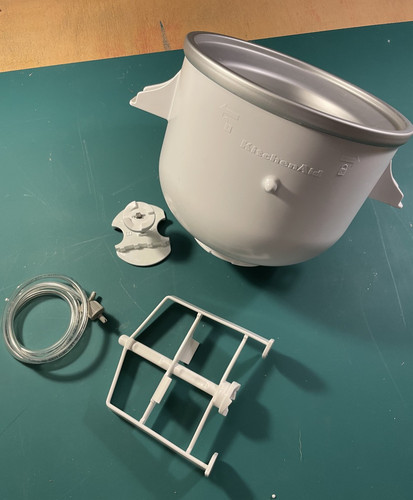 Kitchenaid ice cream maker - cream,
