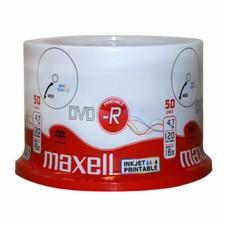 50 Maxell DVD-R Printable DVD
