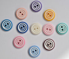 Baby button Kaleidoscope swirl