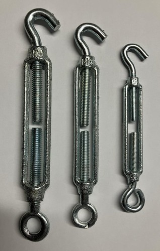 Galvanised hook and eye cast - hook,