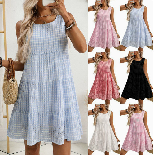 Summer ladies loose - loose, sleeveless