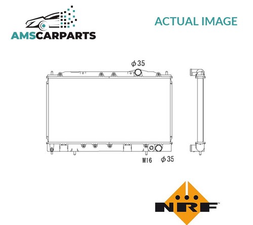 Engine cooling radiator 53521 - engine,