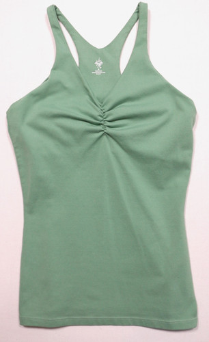 Prana soft green gathered - prana,