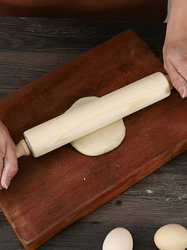 Wooden rolling pin - small, dough