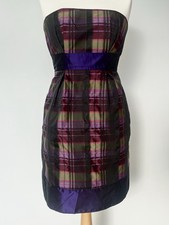 Next Tartan Strapless Bandeau