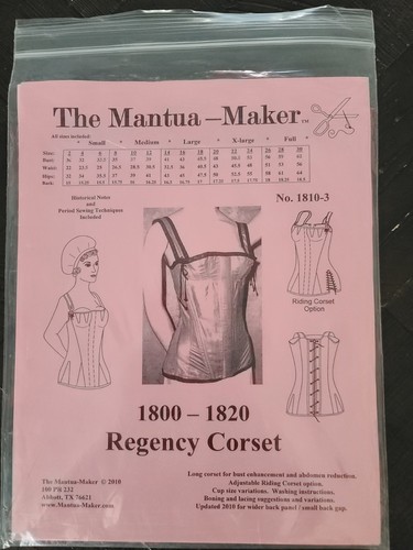 Mantua maker regency corset - regency,
