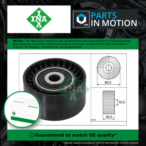 Timing belt guide pulley - guide, fits