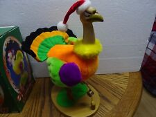 Dancing Christmas Turkey Vintage Musical Battery Operated Electronic Toy working