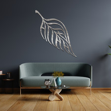 Metal Tropical Leaf Wall Art