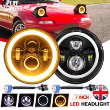 Black 2x 7'' LED Headlights