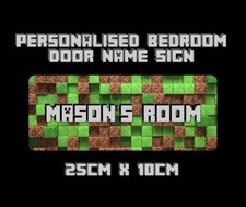 Personalised Sign Minecraft