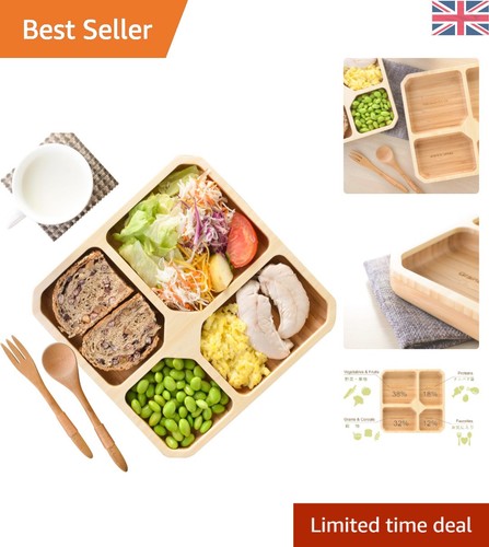 Reusable square bamboo plate - square,