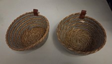 2 Pcs Straw Bread Baskets